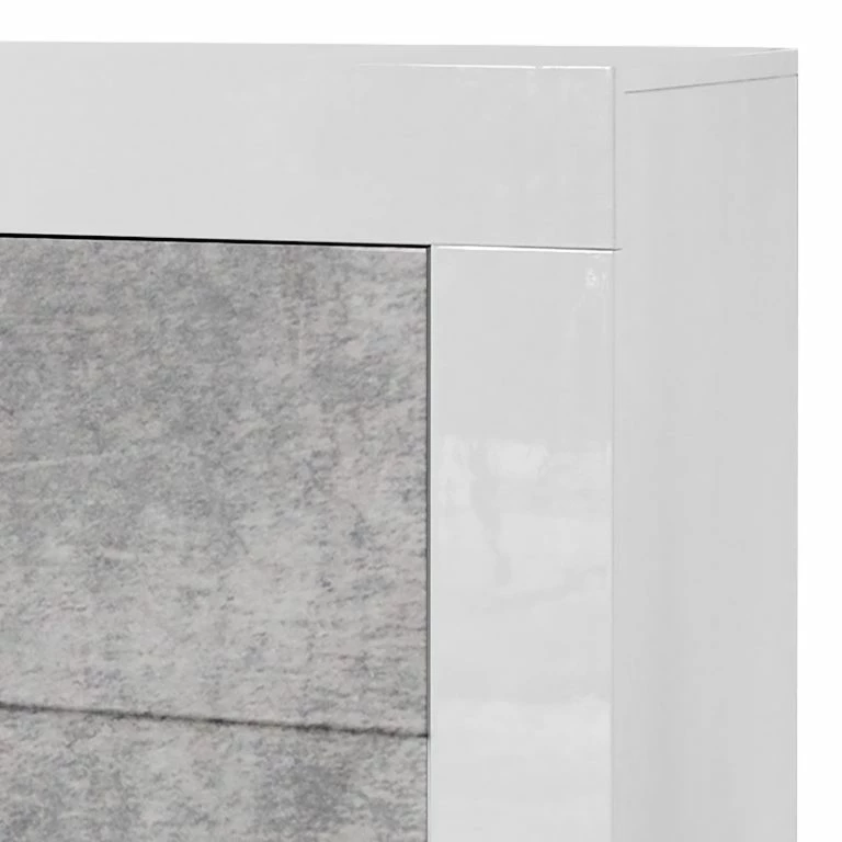 Loftscape LC Spa Buffet Easy II – Blanc Brillant / Imitation Béton