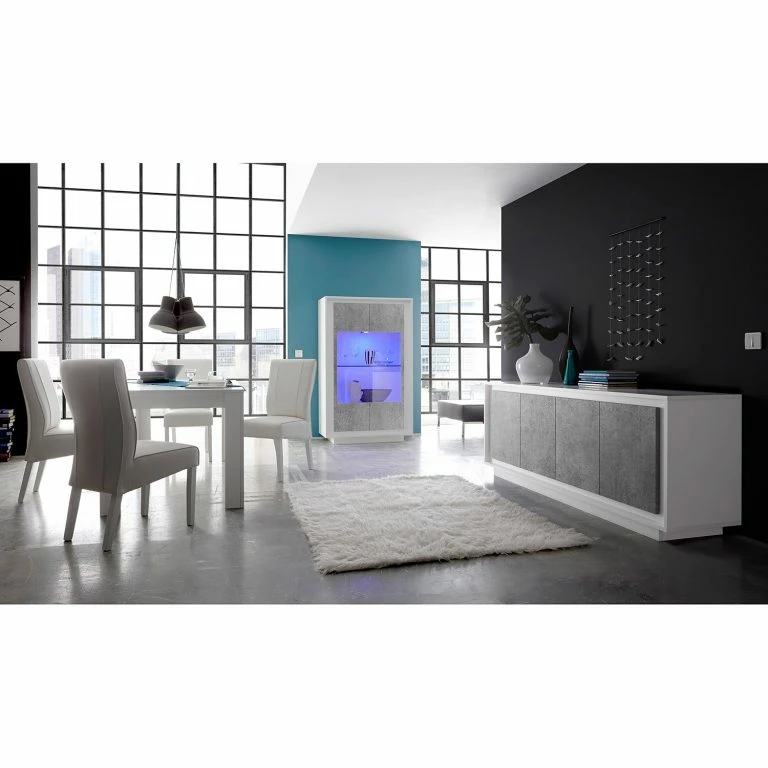 Loftscape LC Spa Buffet Forenza – Imitation Béton / Blanc