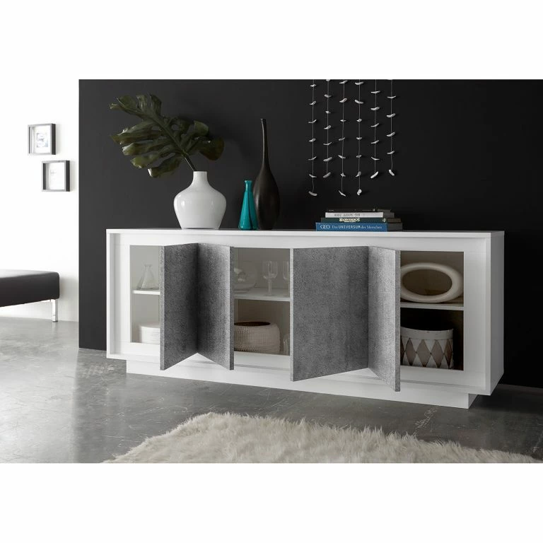 Loftscape LC Spa Buffet Forenza – Imitation Béton / Blanc