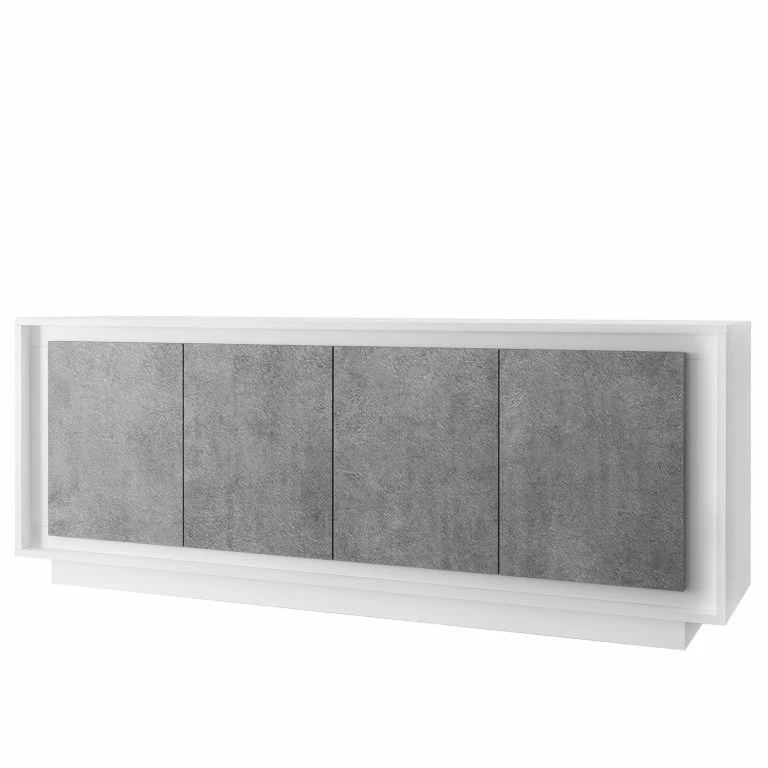 loftscape LC Spa Buffet Forenza – Imitation béton / Blanc
