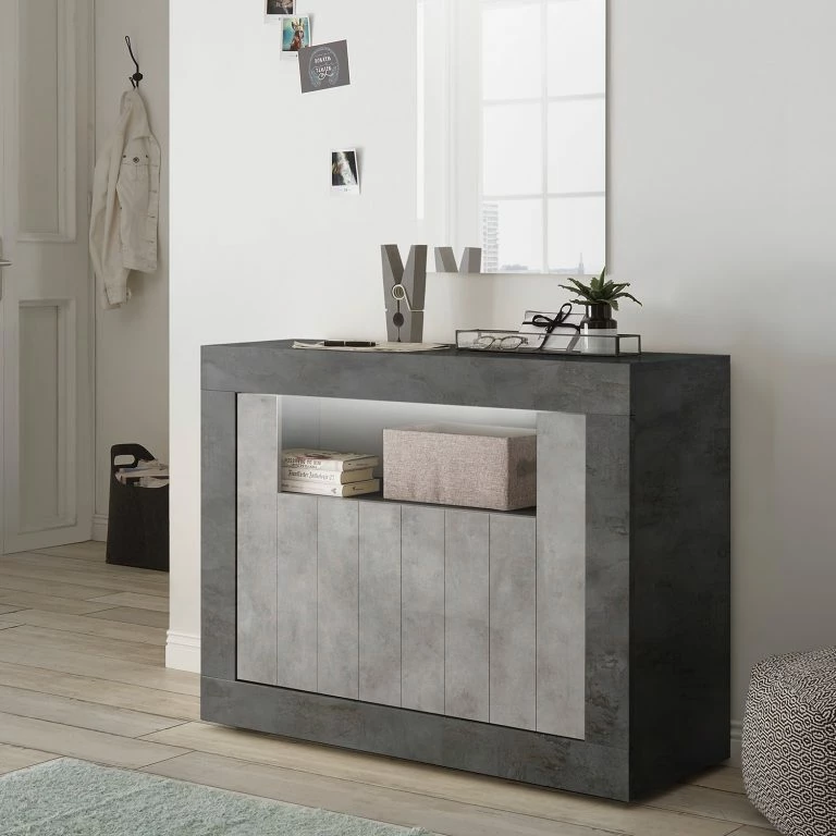Loftscape LC Spa Buffet Urbino – Gris Clair / Gris Foncé