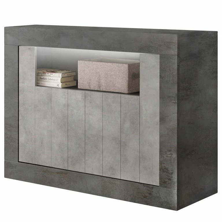 loftscape LC Spa Buffet Urbino – Gris clair / Gris foncé