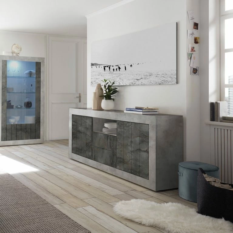 Loftscape LC Spa Buffet Urbino I – Anthracite / Gris Clair