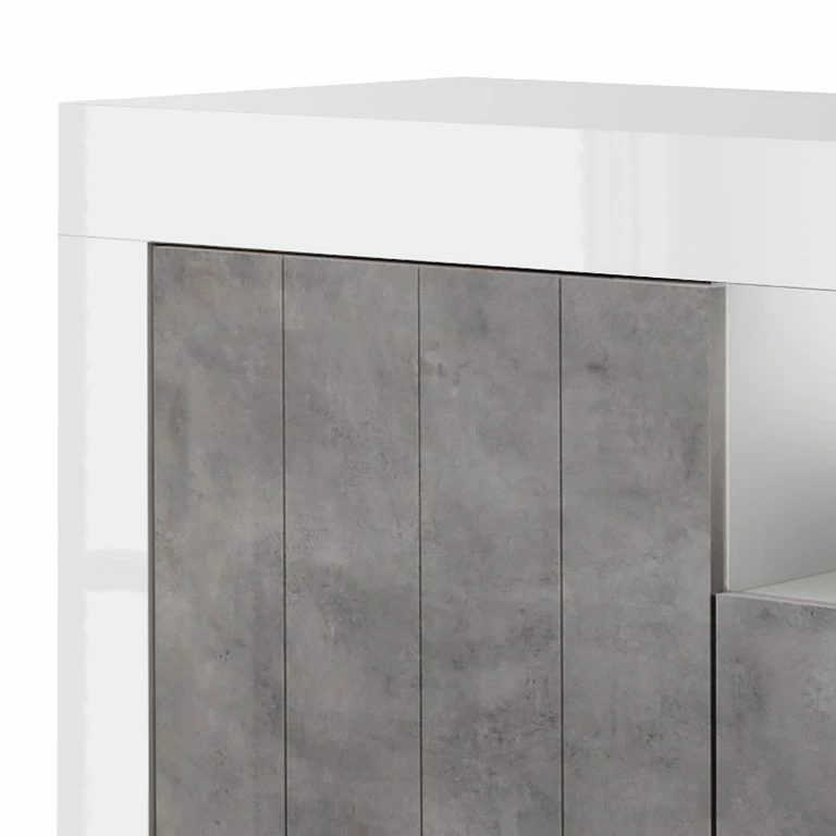 Loftscape LC Spa Buffet Urbino I – Imitation Béton / Blanc