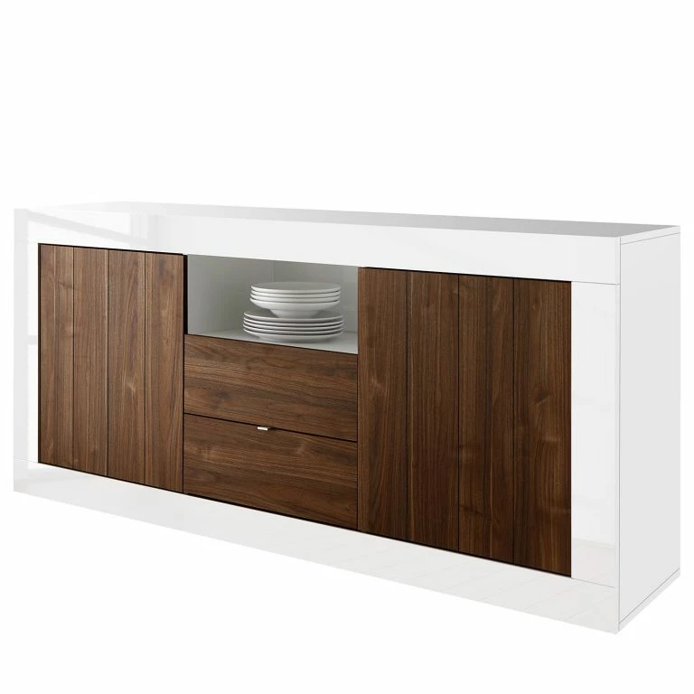 loftscape LC Spa Buffet Urbino I – Imitation noisetier / Blanc