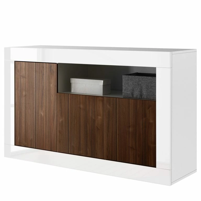 loftscape LC Spa Buffet Urbino II – Imitation noisetier / Blanc