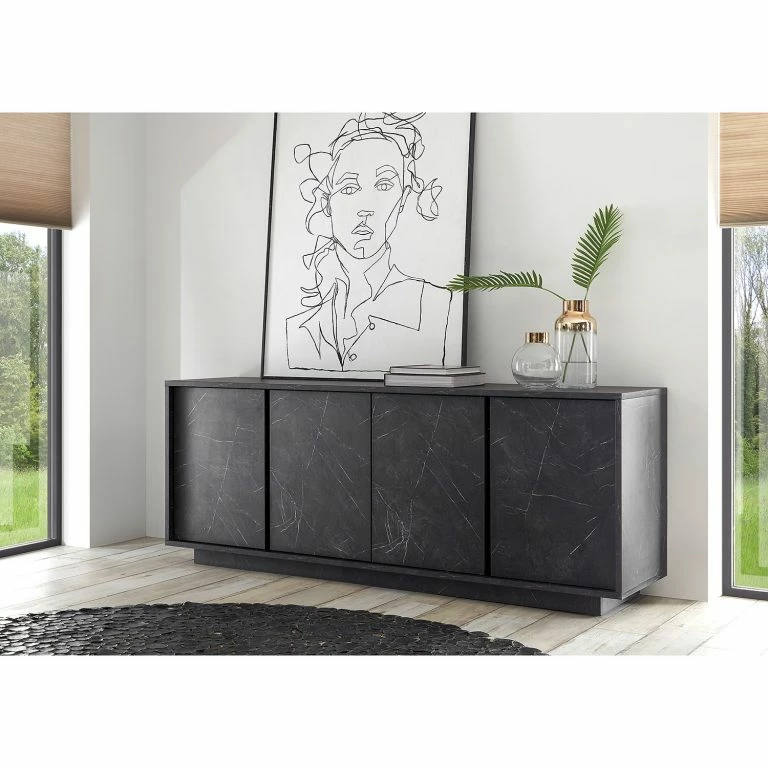 Loftscape LC Spa Enfilade Carrara – Imitation Marbre Anthracite