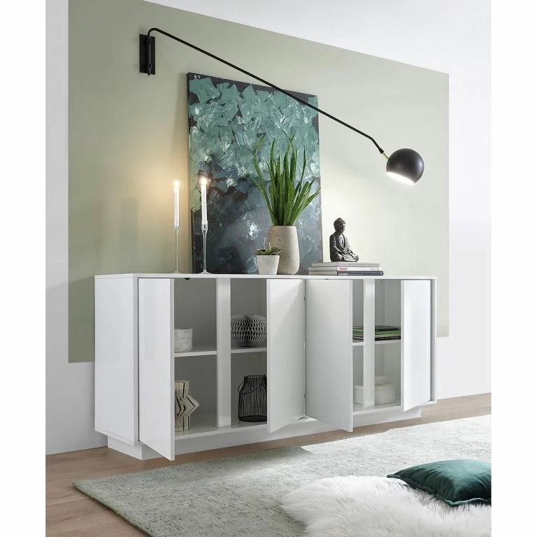 Loftscape LC Spa Enfilade Ice I – Blanc Brillant – Largeur : 180 Cm