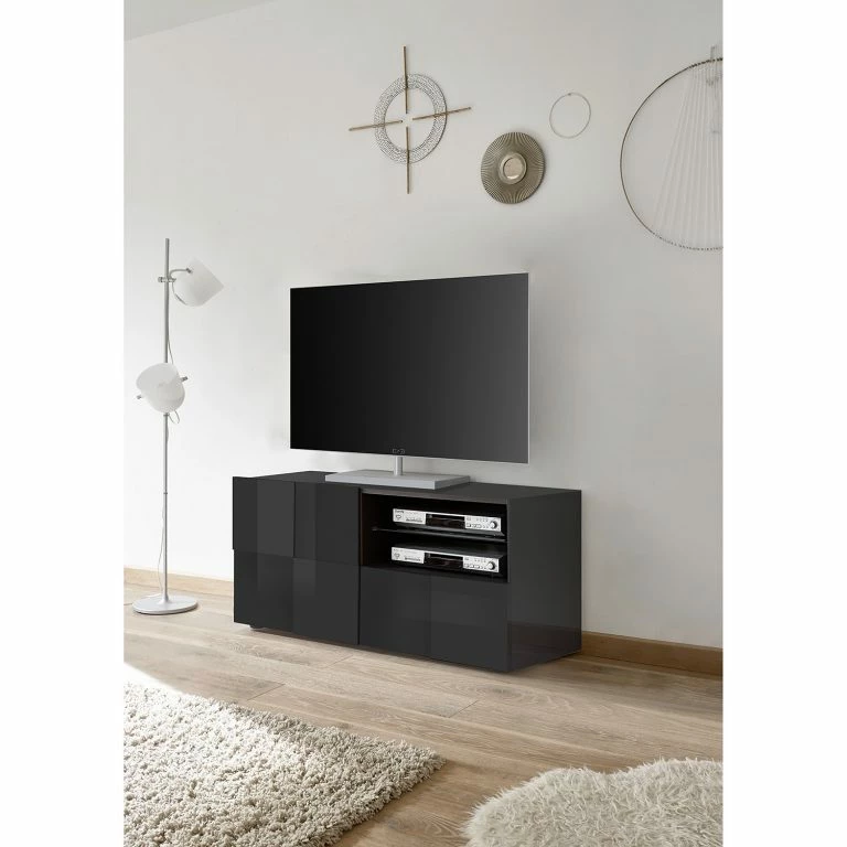 Loftscape LC Spa Meuble TV Dama I – Anthracite Brillant