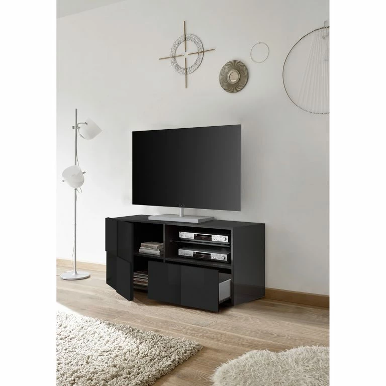 Loftscape LC Spa Meuble TV Dama I – Anthracite Brillant