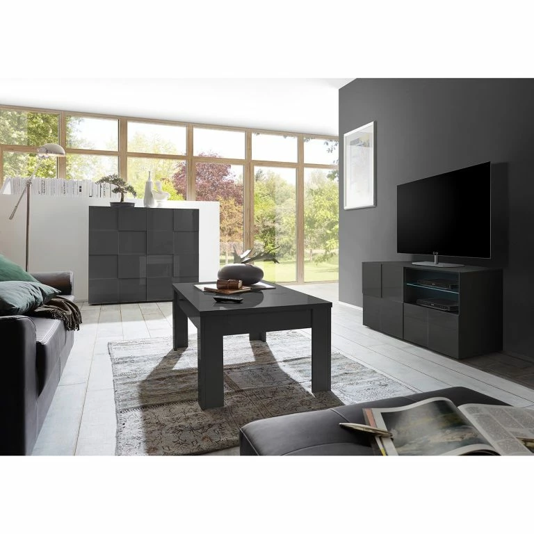Loftscape LC Spa Meuble TV Dama I – Anthracite Brillant