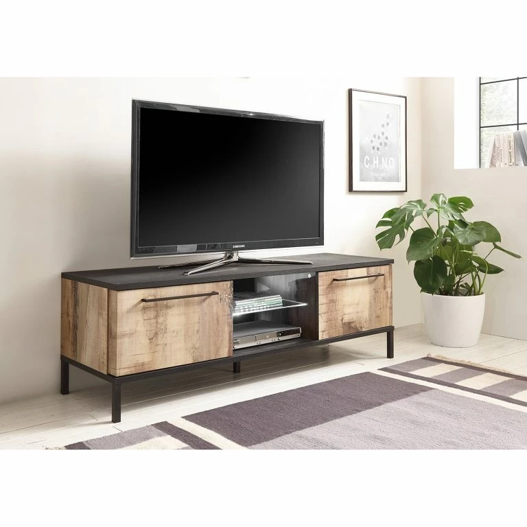 Loftscape LC Spa Meuble TV Mango – Imitation Chêne De Navarra