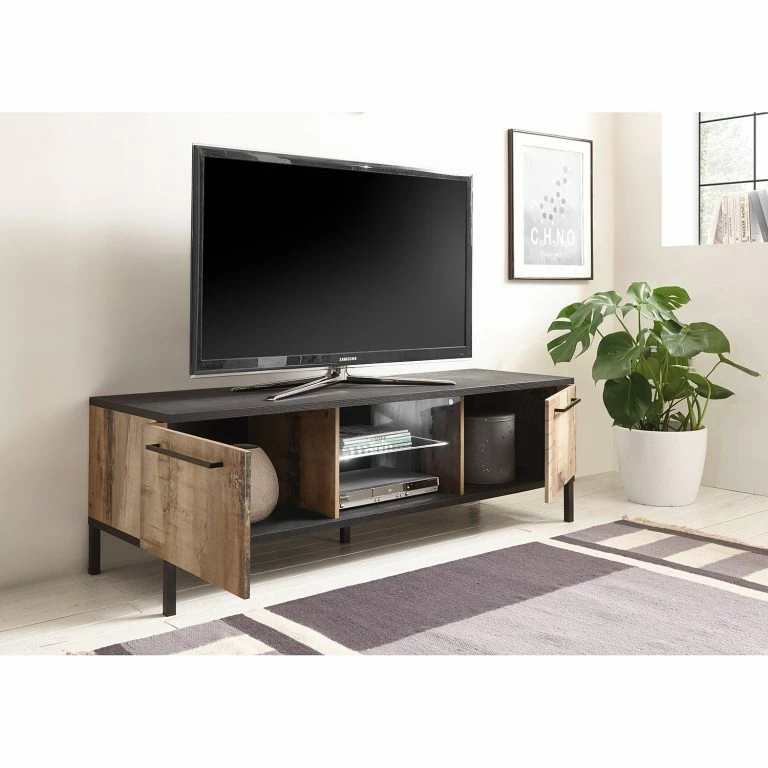 Loftscape LC Spa Meuble TV Mango – Imitation Chêne De Navarra