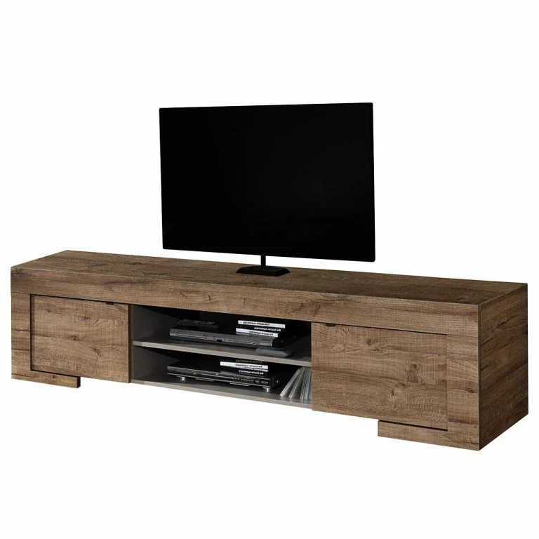 loftscape LC Spa Meuble TV Milano LC – Imitation chêne foncé