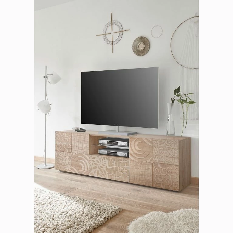 Loftscape LC Spa Meuble TV Miro – Imitation Chêne De Sonoma