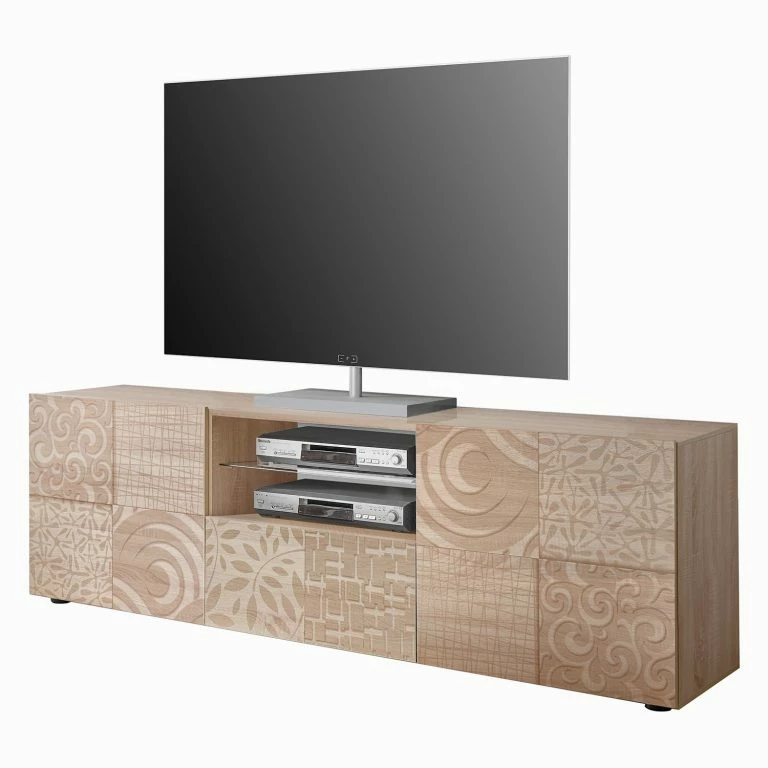 loftscape LC Spa Meuble TV Miro – Imitation chêne de Sonoma