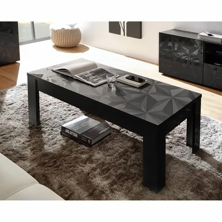 Loftscape LC Spa Table Basse Prisma – Anthracite Brillant