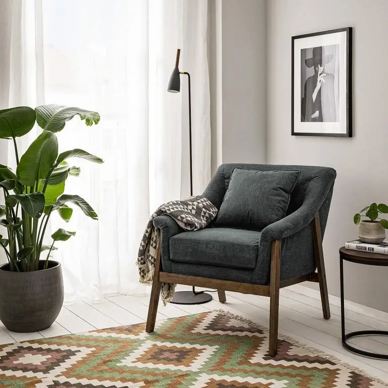 Loftscape Ars Natura Fauteuil Burgen – Coton – Gris