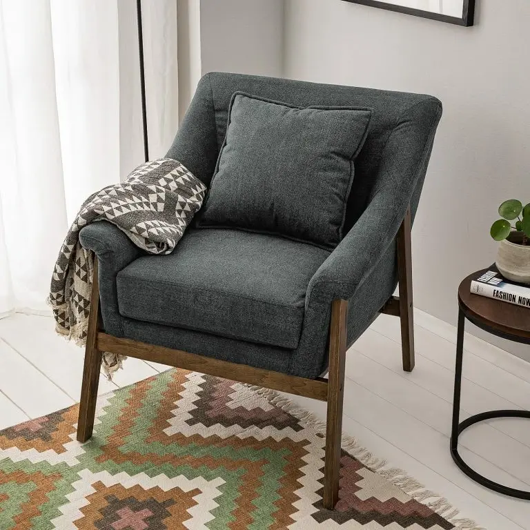 Loftscape Ars Natura Fauteuil Burgen – Coton – Gris