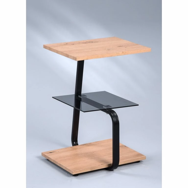 Loftscape Loftscape Bout De Canapé Argy – Marron / Noir