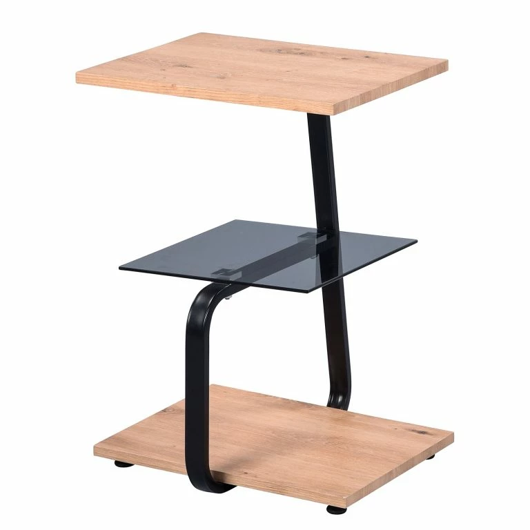 Loftscape Loftscape Bout De Canapé Argy – Marron / Noir