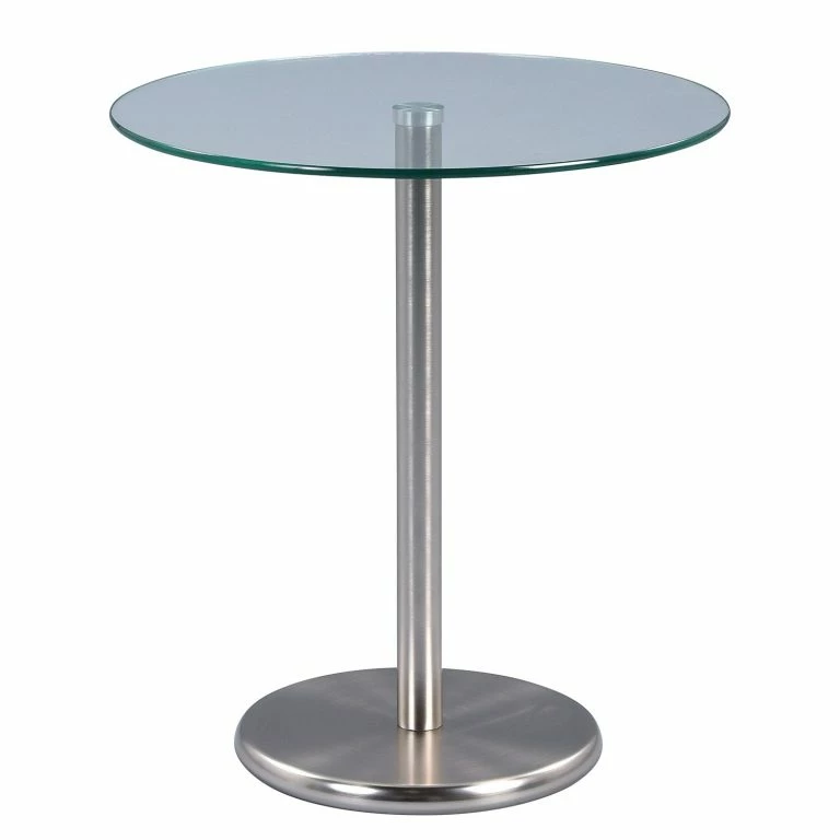 loftscape Loftscape Bout de canapé Billiere – Verre / Métal – Argenté