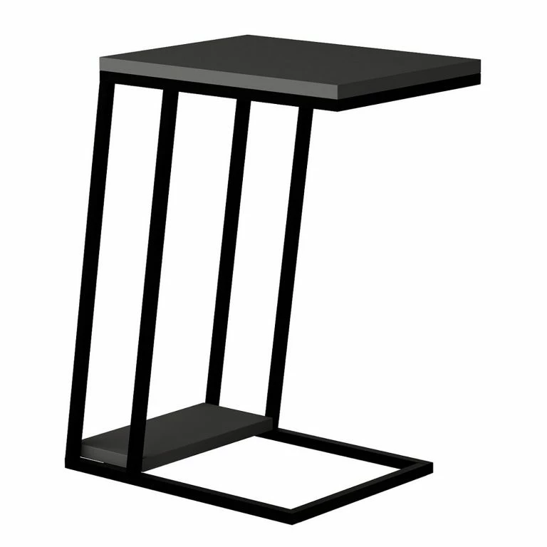 loftscape Loftscape Bout de canapé Bobbio – Métal – Noir / Gris