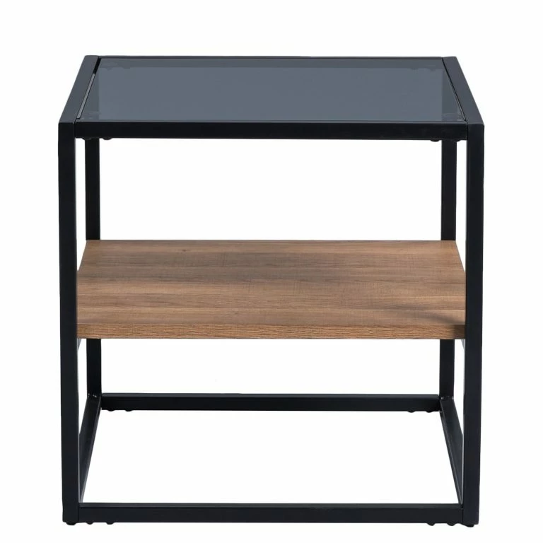 Loftscape Loftscape Bout De Canapé Bothell – Gris / Noir