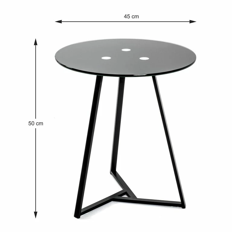 Loftscape Loftscape Bout De Canapé Calow – Métal – Noir