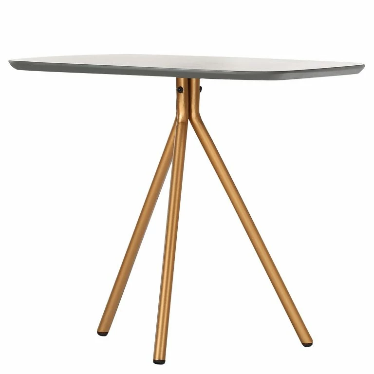 Loftscape Loftscape Bout De Canapé Carrabelle III – Gris / Doré