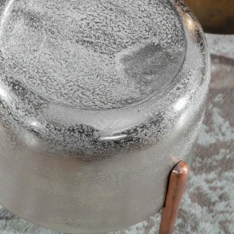 Loftscape Loftscape Bout De Canapé Condat II – Métal – Argenté / Laiton