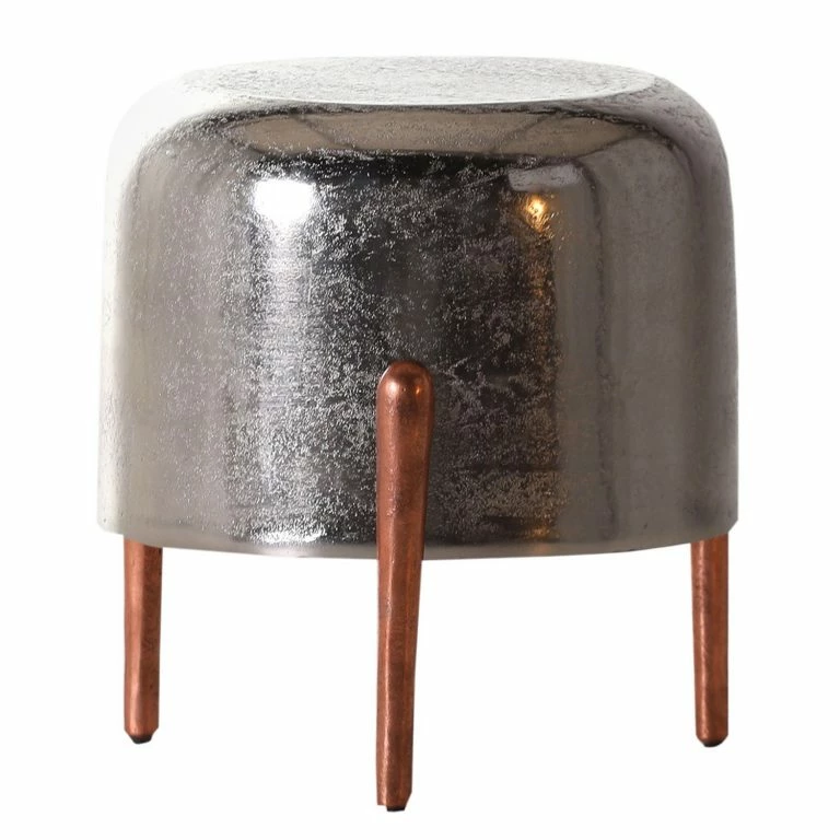 loftscape Loftscape Bout de canapé Condat II – Métal – Argenté / Laiton