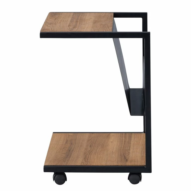 Loftscape Loftscape Bout De Canapé Eastmark – Imitation Chêne / Noir