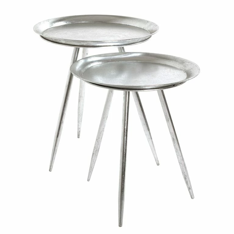 Loftscape Loftscape Bout De Canapé Hatta I – Verre – Argenté