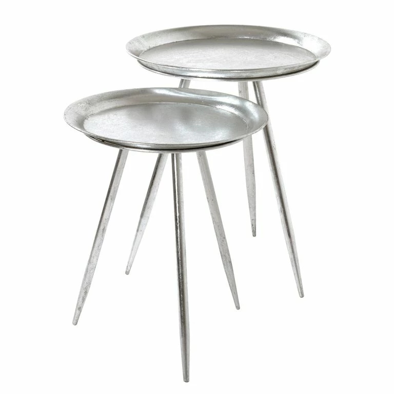 Loftscape Loftscape Bout De Canapé Hatta I – Verre – Argenté