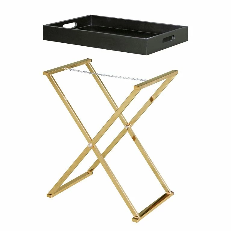 Loftscape Loftscape Bout De Canapé Lombres – Noir / Doré