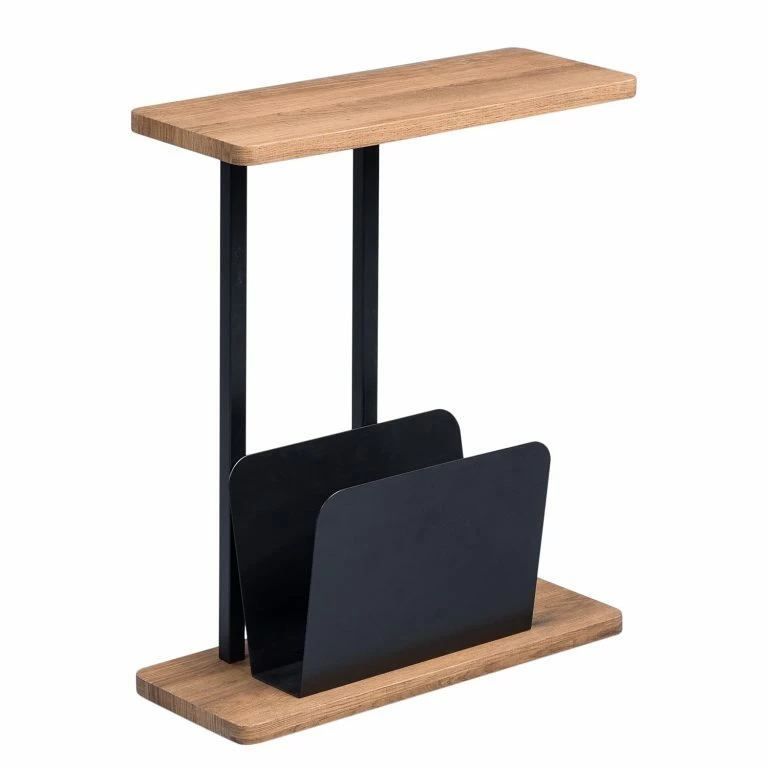 loftscape Loftscape Bout de canapé Oark – Imitation chêne