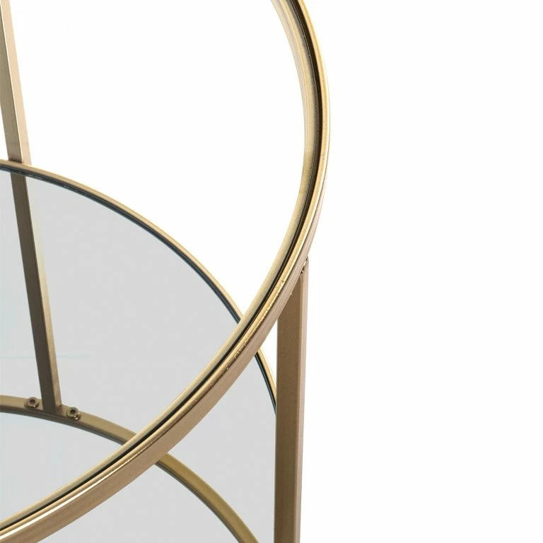 Loftscape Loftscape Bout De Canapé Pag II – Verre / Métal – Doré
