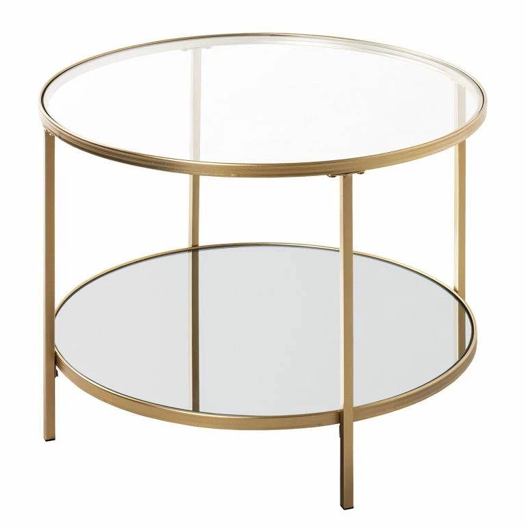 loftscape Loftscape Bout de canapé Pag II – Verre / Métal – Doré