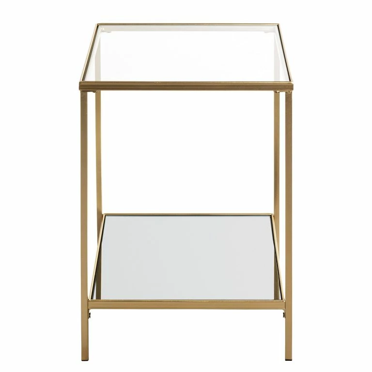 Loftscape Loftscape Bout De Canapé Pag III – Verre / Métal – Doré