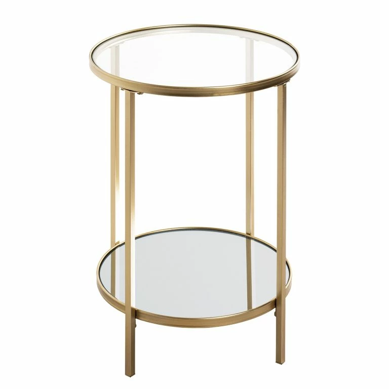 Loftscape Loftscape Bout De Canapé Pag IV – Verre / Métal – Doré