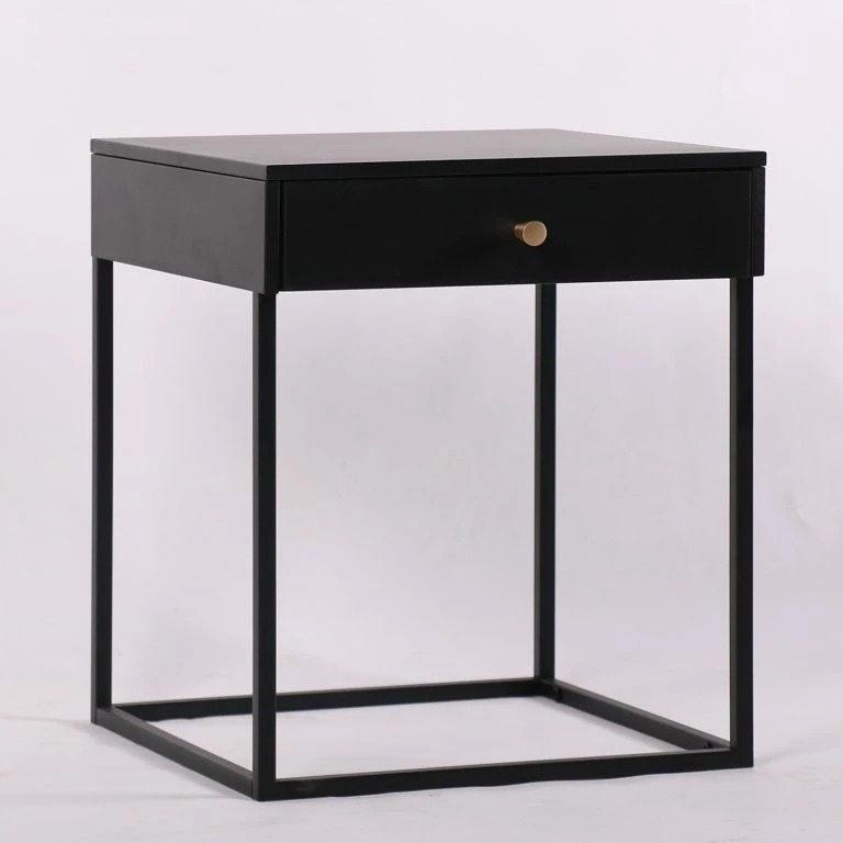 Loftscape Loftscape Bout De Canapé Potton – Métal – Noir