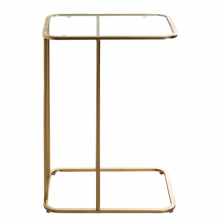 Loftscape Loftscape Bout De Canapé Sabugal – Verre / Métal – Doré