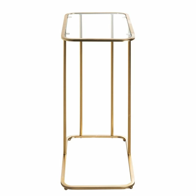 Loftscape Loftscape Bout De Canapé Sabugal – Verre / Métal – Doré