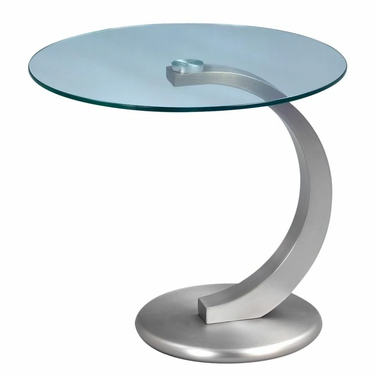 loftscape Loftscape Bout de canapé Semer I – Verre / Métal – Argenté