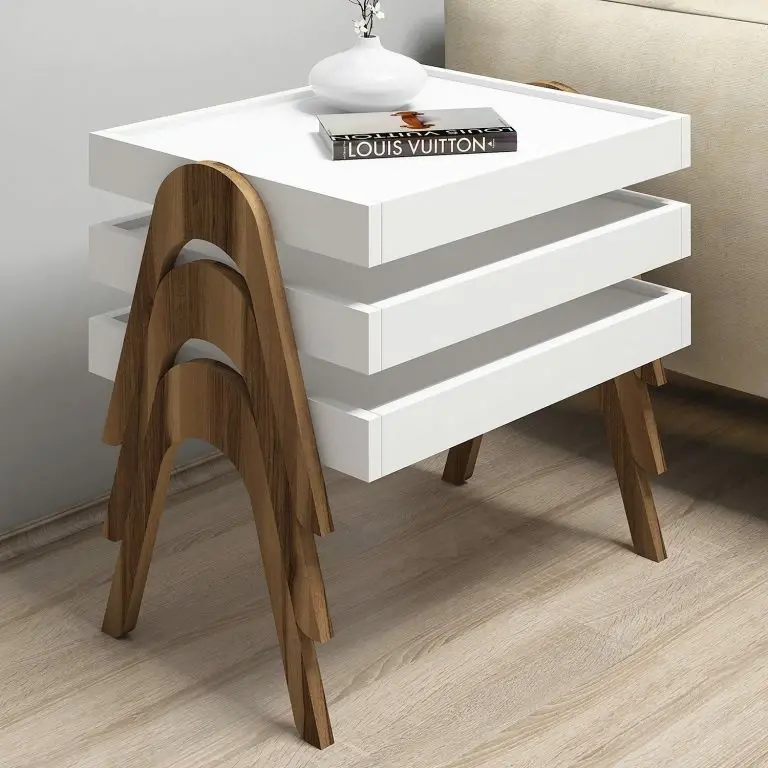 Loftscape Loftscape Bouts De Canapé Mosby (lot De 3) – Blanc