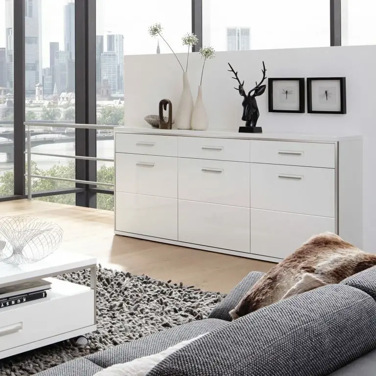 Loftscape Loftscape Buffet Arco – Blanc Brillant / Blanc