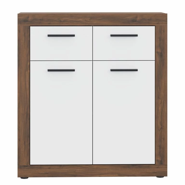 Loftscape Loftscape Buffet Ballito – Blanc / Imitation Noyer