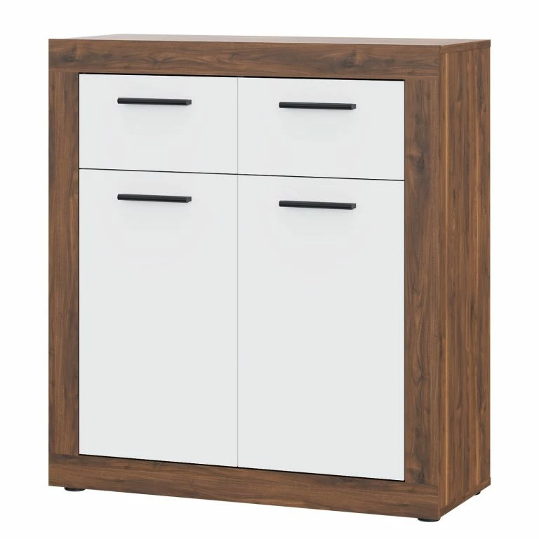 Loftscape Loftscape Buffet Ballito – Blanc / Imitation Noyer