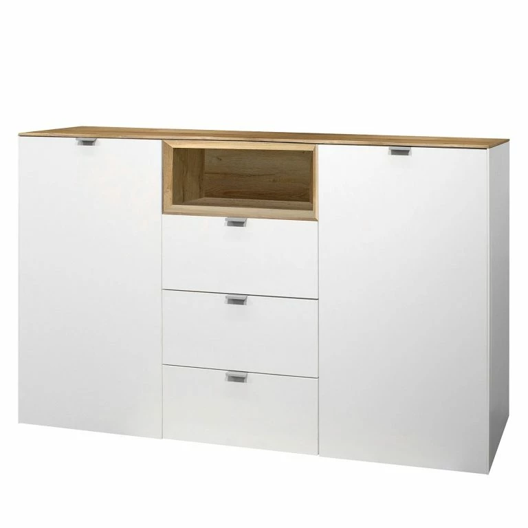 loftscape Loftscape Buffet Batchelor II – Blanc / Imitation chêne